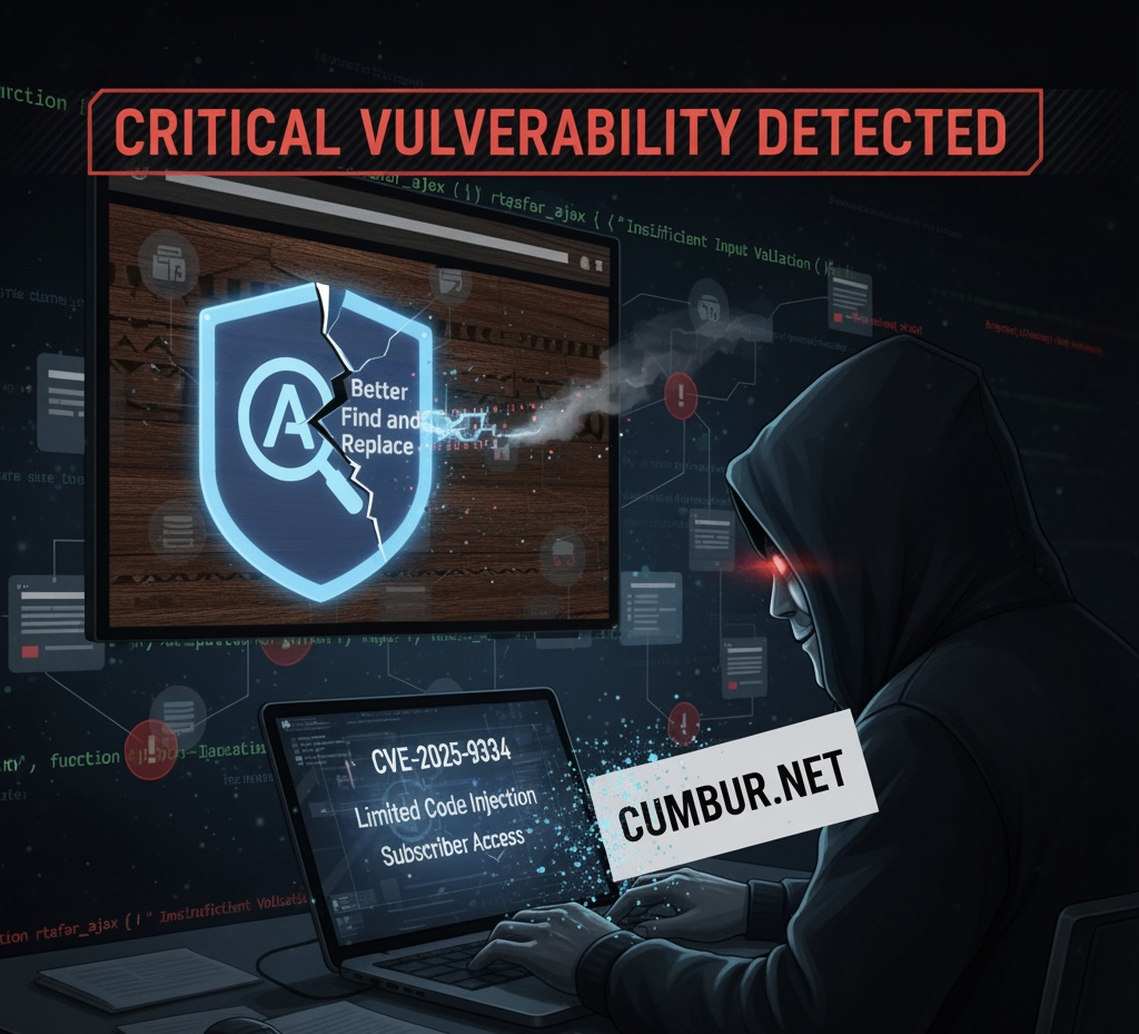 WordPress Better Find and Replace Eklentisinde Kod Enjeksiyonu Zafiyeti (CVE-2025-9334)