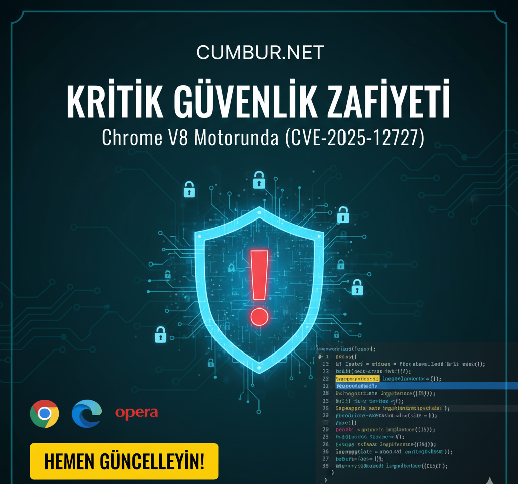 Chrome V8 Motorunda Kritik Zafiyet (CVE-2025-12727) – Hemen Güncelleyin